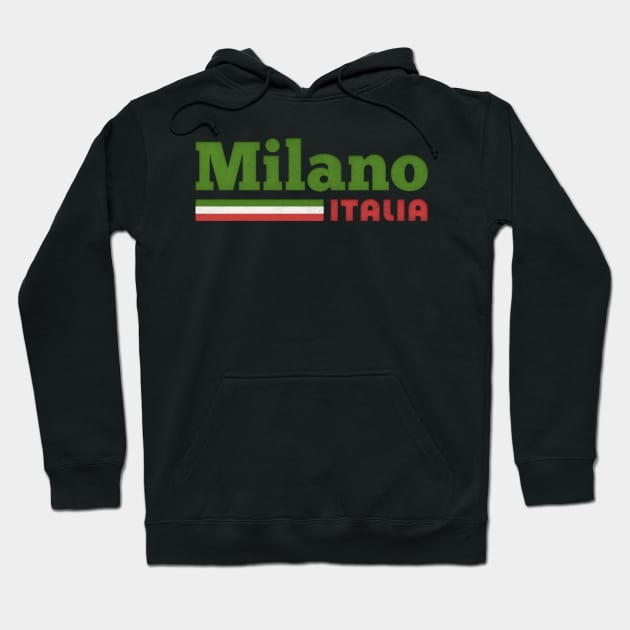 Milan, Italy // Retro Styled Italian Design Hoodie by DankFutura